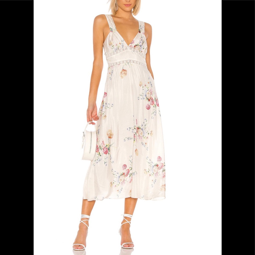 LoveShackFancy Sabina dress in natural cream size 2